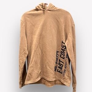 🐠H&M hoodie sweatshirt brown black size 20